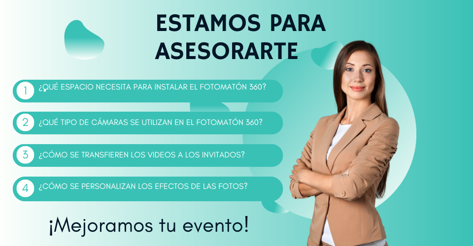 alquiler fotomaton 360 barcelona asesorarte